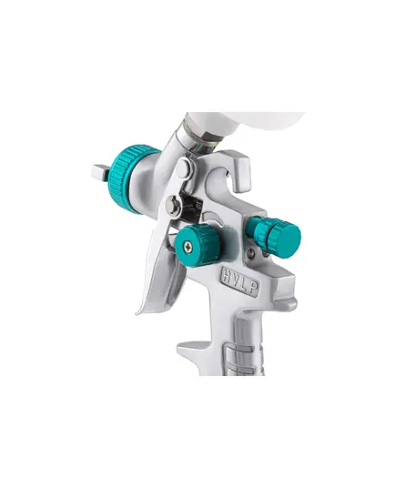 Краскораспылитель пневматический STELS AG 810 HVLP, гравитационный, сопло 0,8 мм и 1 мм, изображение 6