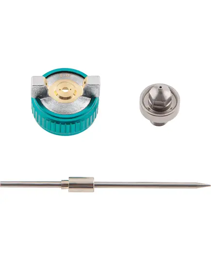 Краскораспылитель пневматический STELS AG 810 HVLP, гравитационный, сопло 0,8 мм и 1 мм, изображение 8