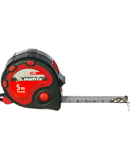 Рулетка MATRIX Status 3 fixations,5м/19мм 31034, изображение 3