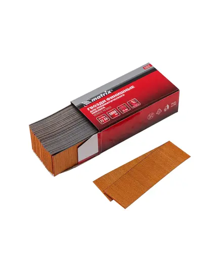 Гвозди финишные (шпильки) Matrix 23GA для пн. нейлера, диам. 0,64 мм, длина  18 мм, 5000 шт, изображение 4