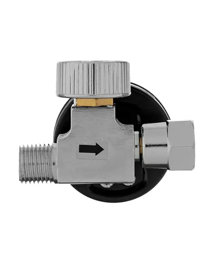 Регулятор давления с манометром для краскораспылителя Denzel K1500, 12 бар, 1/4", изображение 3