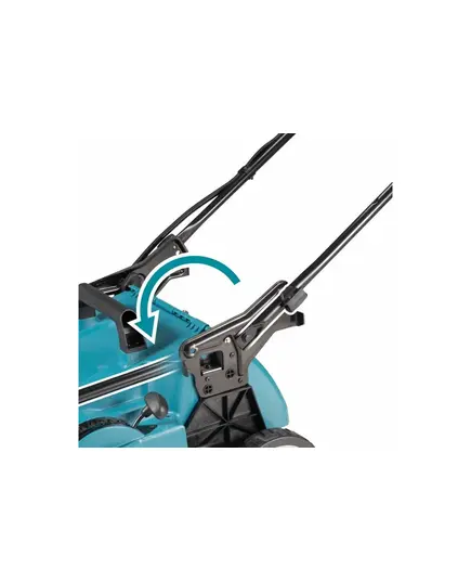 Аккумуляторная самоходная газонокосилка MAKITA DLM539CT2, LXT 2х18 В, 860 Вт, 53 см, 70л, 2.5-5 км/ч, 4в1, XPT (2xBL1850B, DC18SH), изображение 3