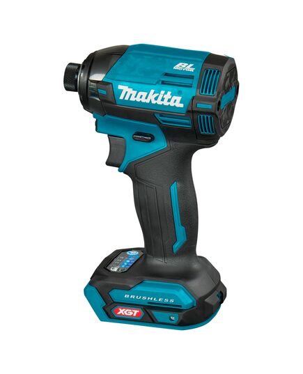 Аккумуляторный винтоверт ударный MAKITA TD002GZ01, XGT BL 40В, 1/4", 220 Нм, 4 рег. удара +  6 спец. режимов, изображение 2