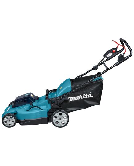 Аккумуляторная газонокосилка MAKITA DLM480Z, LXT 2х18 В, 860 Вт, дека 48 см, травосборник 62 л, 4в1, XPT (без АКБ и ЗУ), изображение 2