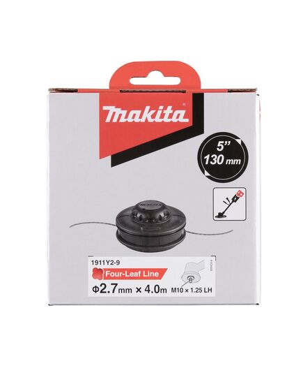 Головка триммерная MAKITA полуавтоматическая M10x1.25LH, диаметр лески 2,7 мм, быстрая намотка (1911Y2-9), изображение 5