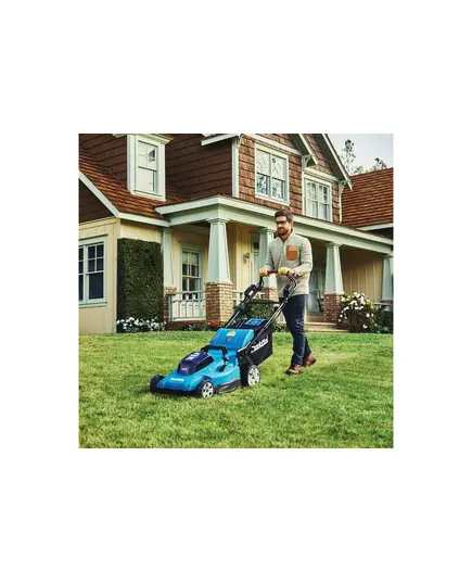 Аккумуляторная самоходная газонокосилка MAKITA DLM539CT2, LXT 2х18 В, 860 Вт, 53 см, 70л, 2.5-5 км/ч, 4в1, XPT (2xBL1850B, DC18SH), изображение 10