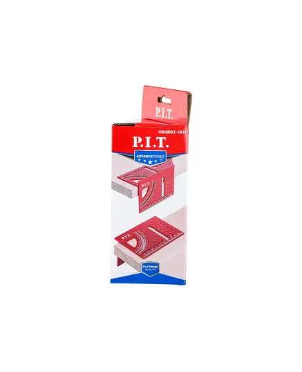 Угольник P.I.T. трёхмерный cерия ADVANCE HSQR02-1611, 16.9x6 см / 11x7.3, изображение 3