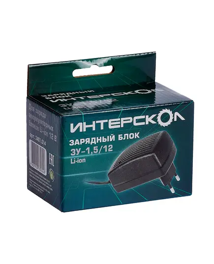 Зарядное устройство ИНТЕРСКОЛ ЗУ-1,5/12 для аккум. блока с инд. 1,5А/ч, 12В, Li-ion, изображение 5