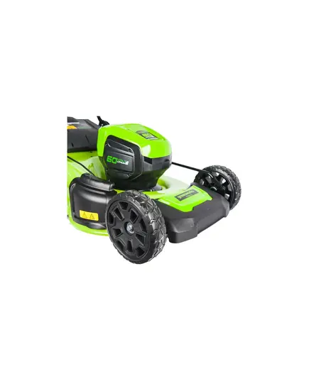 Аккумуляторная газонокосилка GREENWORKS GD60LM46HP, 60 В, шир. скаш. 46 см, 60 л, 7 уровней, б/щ, 3в1:мульч. (без АКБ и ЗУ), изображение 9