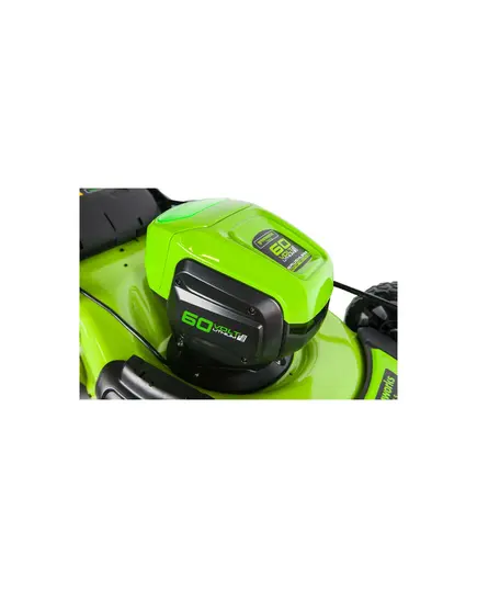 Аккумуляторная газонокосилка GREENWORKS GD60LM46HP, 60 В, шир. скаш. 46 см, 60 л, 7 уровней, б/щ, 3в1:мульч. (без АКБ и ЗУ), изображение 8
