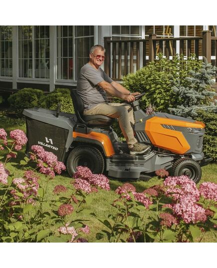 Трактор садовый VILLARTEC MR1997H, Loncin, 546 см3, 320 л, 30-90 мм, изображение 8