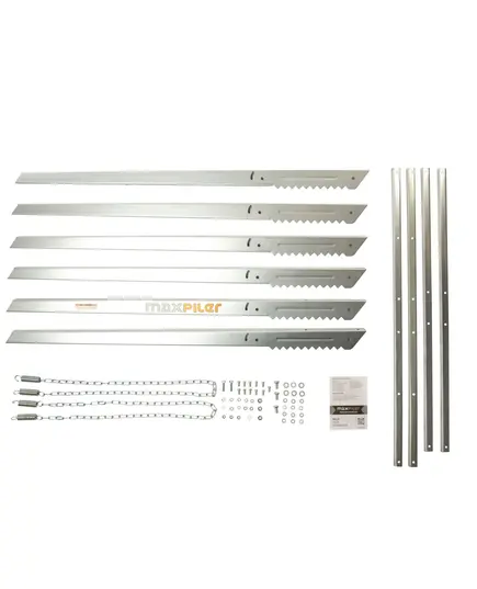 Козлы MAXPILER MSH-01, 150 кг, толщина металла 1,2 мм, оцинкованый, 810х820х800 мм, изображение 4