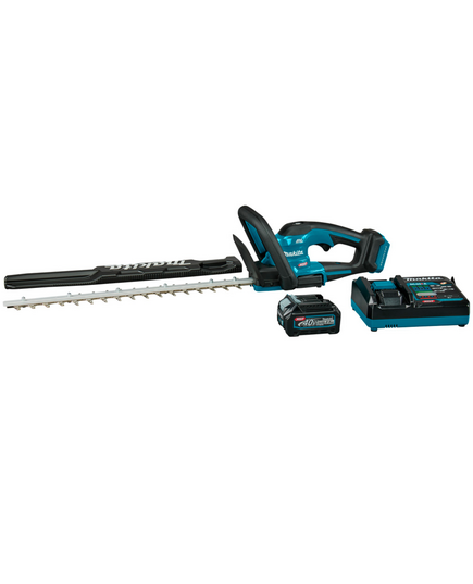 Аккумуляторный кусторез MAKITA UH021GD101, XGT BL 40vMAX, 460 Вт, 60 см, 4200 рез/мин, диам.раск. 20 мм, (BL4025, DC40RA), изображение 3