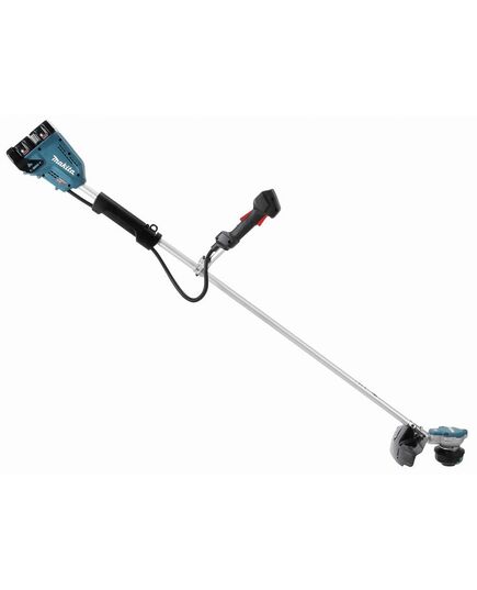 Аккумуляторный триммер MAKITA DUR368APT2, LXT BL 2х18 В, 550 Вт, велорукоятка, нож 4T, d-23см, М10xLH, (2xBL1850B, DC18RD), изображение 3