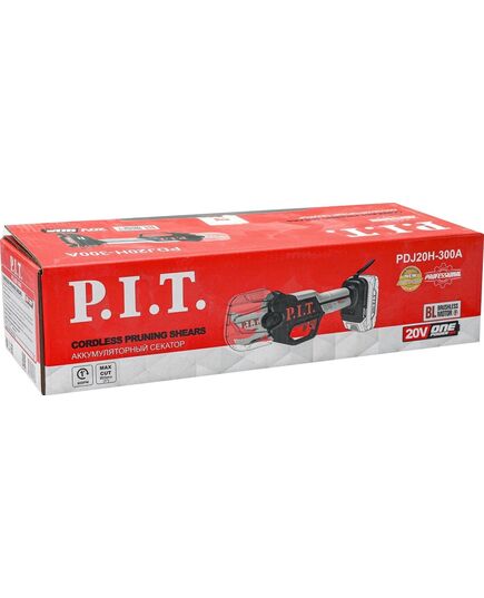 Аккумуляторный секатор P.I.T. PDJ20H-300A SOLO, бесщёточный, 20 В, 0-25 мм, без акк. и з/у, изображение 10