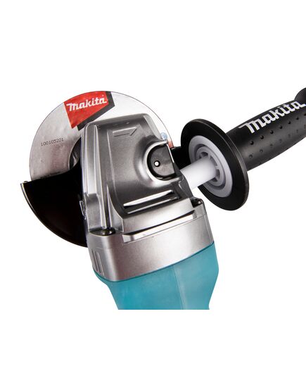 Акк. угловая шлиф. машина MAKITA GA013GM201, б\щет, ф 125 мм, 40 В, 2х4 Ач Li-ion, 8500 об\м, 2.9-3.5 кг, клавиш., тормоз, anti-restart, AFT, ADT, XGT, изображение 8