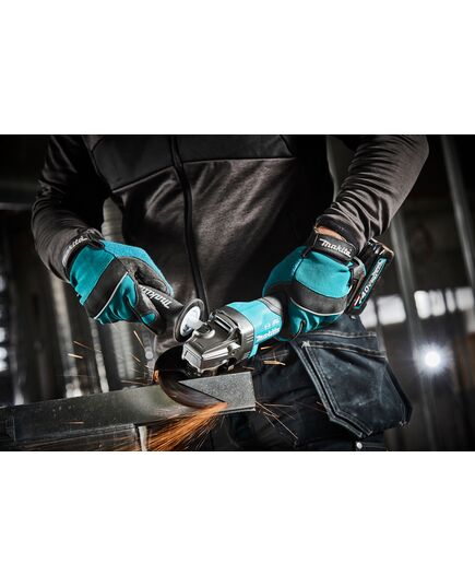 Акк. угловая шлиф. машина MAKITA GA013GM201, б\щет, ф 125 мм, 40 В, 2х4 Ач Li-ion, 8500 об\м, 2.9-3.5 кг, клавиш., тормоз, anti-restart, AFT, ADT, XGT, изображение 15