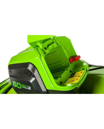 Аккумуляторная газонокосилка GREENWORKS GD60LM46SP, 60В, акб 4 а/ч, зу, привод шир. скаш. 46 см, 60 л, 7 уровней, б/щ, изображение 3