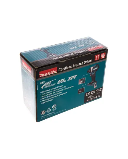 Аккумуляторный винтоверт ударный MAKITA DTD154Z, LXT BL 18В, 1/4", 175 Нм, 4 режима, изображение 6