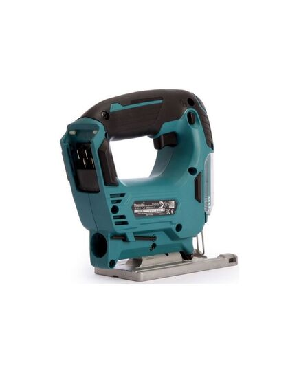 Аккумуляторный лобзик MAKITA JV101DWAE, 10.8 В, 2х2 Ач Li-ion (слайдер), 0-2900 об\м, ход 18 мм, рез 65 мм, 1.9 кг, чем, 3-маятн, изображение 3