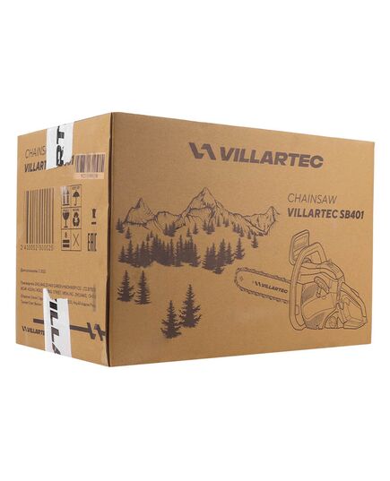 Бензопила VILLARTEC SB401, 1.8 кВт, 2.4 л.с., 40,2 см3, 14" 3/8", 1.3 мм, 52 зв, топл. бак 0.44 л, масл. бак 0.25 л, 4.5 кг, изображение 13