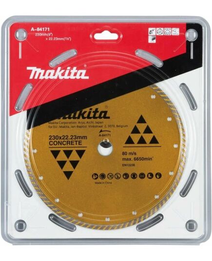 Диск алмазный MAKITA 230x22,23x7,5 мм, Турбо, по бетону, изображение 3