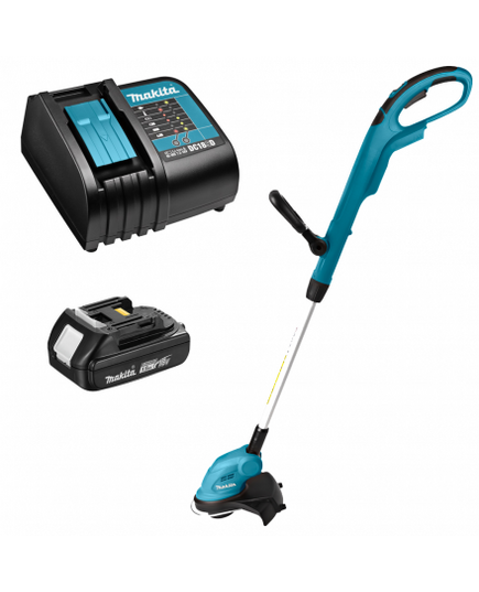 Аккумуляторный триммер MAKITA DUR181SY, LXT 18 В, 2в1 триммер/кромкорез, d-26 см, телескоп штанг, BL1815N, DC18SD, изображение 2