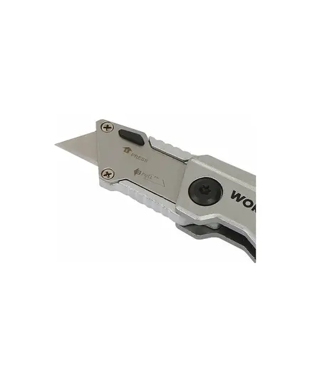 Нож WORKPRO складной алюминиевый + 11 лезвий, изображение 5