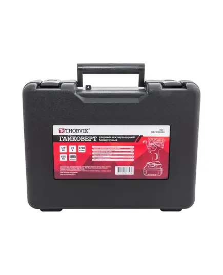 Аккумуляторный гайковерт ударный THORVIK BBIW12620, бесщёточный, 1/2"DR, 21 В, 620 Нм, изображение 5