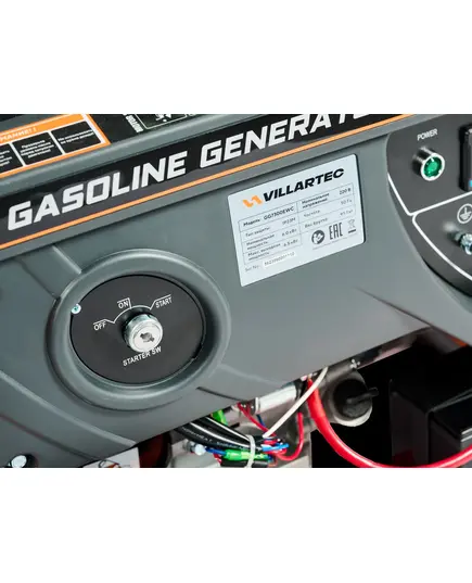 Электростанция бенз. VILLARTEC GG7300EWC, ном. 5,8 кВт, макс. 6.3 кВт, электростартер, изображение 5