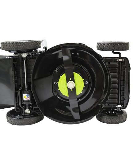 Аккумуляторная газонокосилка GREENWORKS 40В, бесщеточная, самоходная, 46 см, 55 л, 25-80 мм, 28 кг, с АКБ 5А.ч. и ЗУ (2506807UG), изображение 3