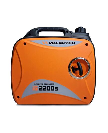 Электростанция бенз. VILLARTEC IG2200S, шумопоглощающий кофр, номинал 1,8 кВт, Макc 2 кВт, медная обмотка, 20 кг, изображение 2