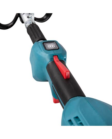 Аккумуляторный триммер MAKITA DUR192LRF, LXT BL 18В, 460 Вт, D-рук., d-30 см, M10xLH, разбор.вал, BL1830B, быстрая зарядка DC18RC, изображение 5