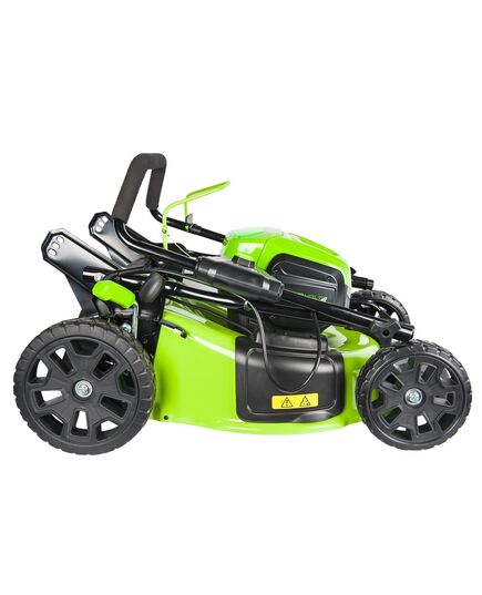 Аккумуляторная газонокосилка GREENWORKS GD60LM46HP, 60В, 4 А.ч, зу, шир. скаш. 46 см, 60 л, 7 уровней, б/щ, 3в1, мульч, без АКБ и ЗУ, изображение 9