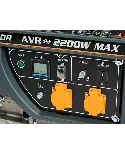Электростанция бенз. VILLARTEC GG2800WС, ном. 2 кВт, макc 2,2 кВт, две розетки 2*16A, изображение 7