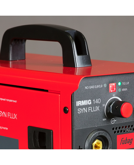 Полуавтомат сварочный FUBAG IRMIG 140 SYN FLUX, 25-140 А, 0.8-0.9 мм, 230 В, 5.6 кг, изображение 6