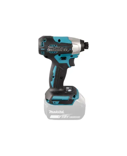 Аккумуляторный винтоверт ударный MAKITA DTD157Z, LXT BL 18В, 1/4", 140 Нм, 2 Скорости, A- режим, XPT, без АКБ и З/У, изображение 2