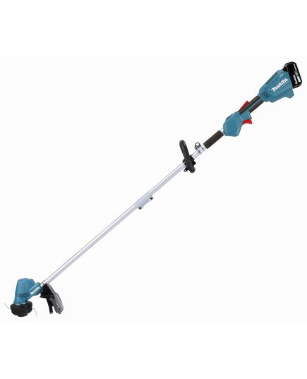 Аккумуляторный триммер MAKITA DUR192LRF, LXT BL 18В, 460 Вт, D-рук., d-30 см, M10xLH, разбор.вал, BL1830B, быстрая зарядка DC18RC, изображение 3