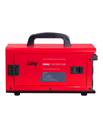 Полуавтомат сварочный FUBAG IRMIG 140 SYN FLUX, 25-140 А, 0.8-0.9 мм, 230 В, 5.6 кг, изображение 4