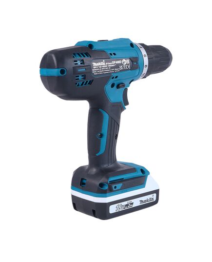 Аккумуляторная дрель-шуруповёрт MAKITA DF488D004, G-серия 18В, 2х2.0Ач, ЗУ, изображение 2