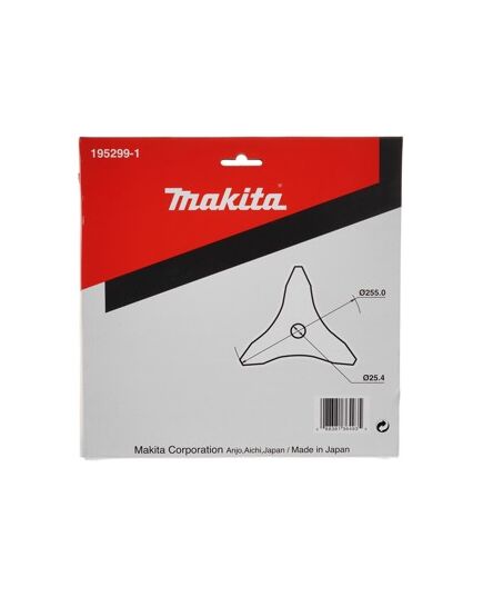 Нож для триммера MAKITA 3 зуба, d- 255x25.4 мм, изображение 2