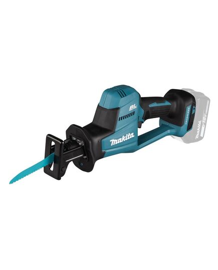 Акк. пила сабельная MAKITA DJR189Z, LXT BL 18В, ход 22 мм, рез 255 мм, XPT, эл.тормоз, регул. оборотов, бесключ. смена полотна, без АКБ и ЗУ, изображение 2