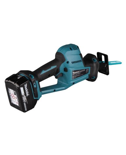Акк. пила сабельная MAKITA DJR189Z, LXT BL 18В, ход 22 мм, рез 255 мм, XPT, эл.тормоз, регул. оборотов, бесключ. смена полотна, без АКБ и ЗУ, изображение 6
