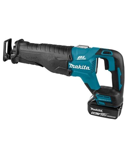 Аккумуляторная пила сабельная MAKITA DJR187RT LXT BL, 18 В, ход 32 мм, рез 255 мм, 2 скорости, 1х5.0 Ач, з/у, изображение 3