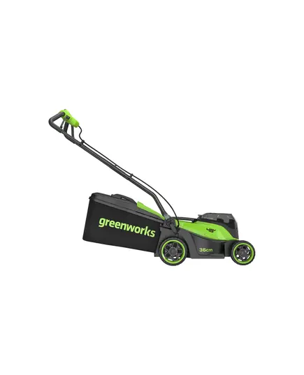 Аккумуляторная газонокосилка GREENWORKS GD24X2LM361,  2х24V, 36 см, бесщеточная, без АКБ и ЗУ (2520707), изображение 3