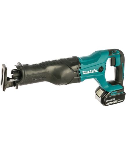 Аккумуляторная пила сабельная MAKITA DJR186RFE, 18 В, 2х3 Ач, з/у, набор пилок, дерево 255 мм, металл 130 мм, кейс, изображение 3