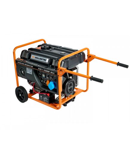 Электростанция бенз. VILLARTEC GG6300EWC, ном. 5 кВт, макс. 5,5 кВт, электростартер, изображение 2