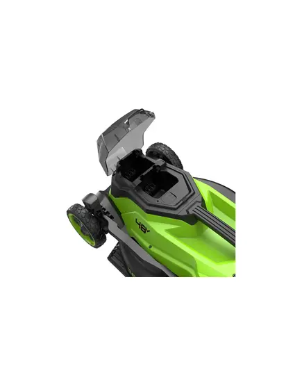 Аккумуляторная газонокосилка GREENWORKS GD24X2LM361,  2х24V, 36 см, бесщеточная, без АКБ и ЗУ (2520707), изображение 9