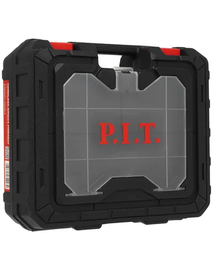 Акк. гайковерт P.I.T. PIW20H-300B/4 IMPACT, бесщеточный, 20 В, 300 Нм, 1/2"+HEX 1/4", 1х4 Ач, ЗУ, кейс, изображение 8