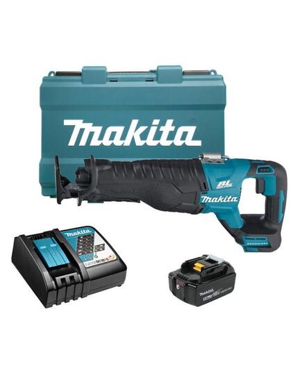 Аккумуляторная пила сабельная MAKITA DJR187RT LXT BL, 18 В, ход 32 мм, рез 255 мм, 2 скорости, 1х5.0 Ач, з/у, изображение 10